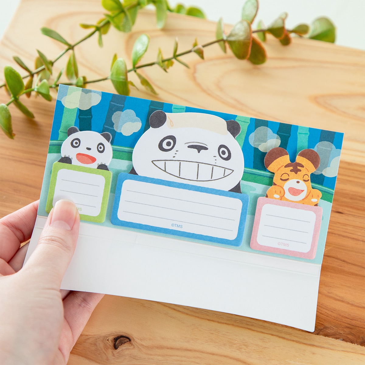 Panda! Go Panda! - Character Sticky Note Pack, 3 Designs - official view 2