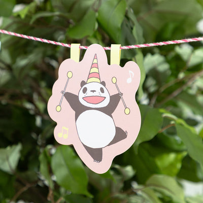 Panda! Go Panda! Circus Paper Garland - official view 2