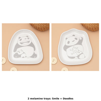 Panda! Go Panda! Die-Cut Trays (2 Types) - Complete Set