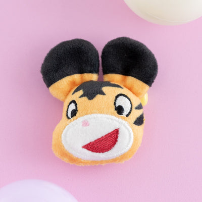 Panda! Go Panda! Fluffy Badge - Tora-chan Tiger Cub - official view 1