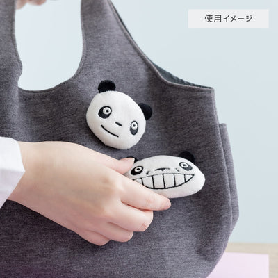 Panda! Go Panda! Fluffy Badge - Tora-chan Tiger Cub - official view 4