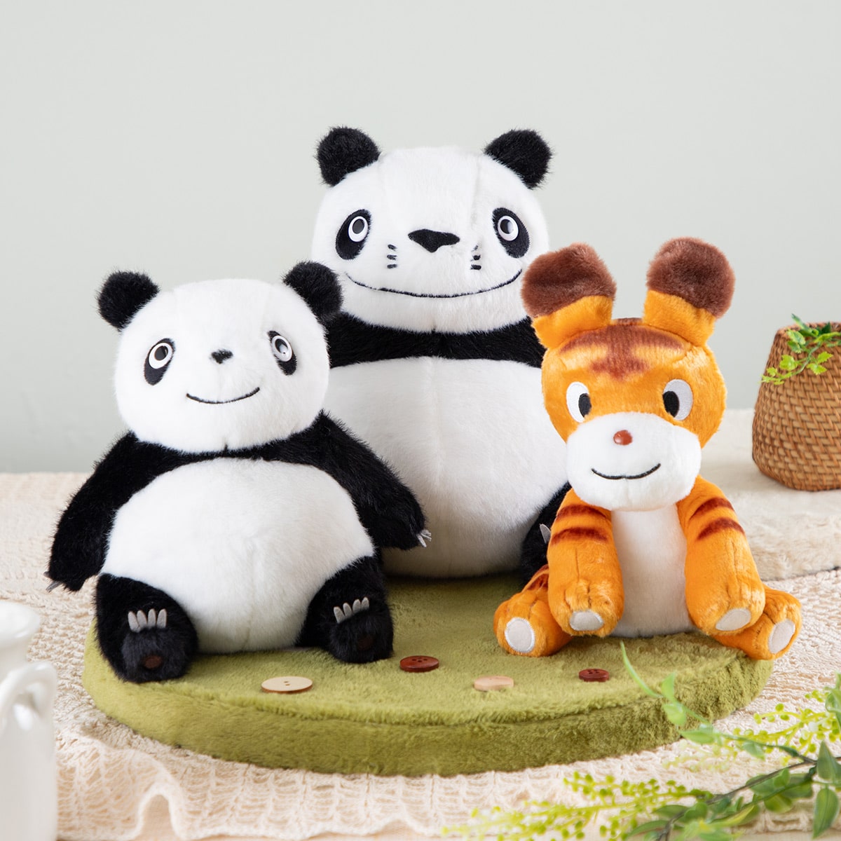 Panda! Go Panda! - Fluffy Papanda and Panny Plush (2 Types) - Papanda - official view 8