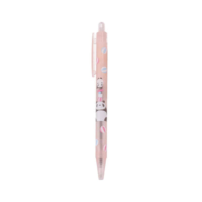 Panda! Go Panda! - Frosted 0.7 mm Black Ballpoint Pens (4 Colours) - Pink - official view 15