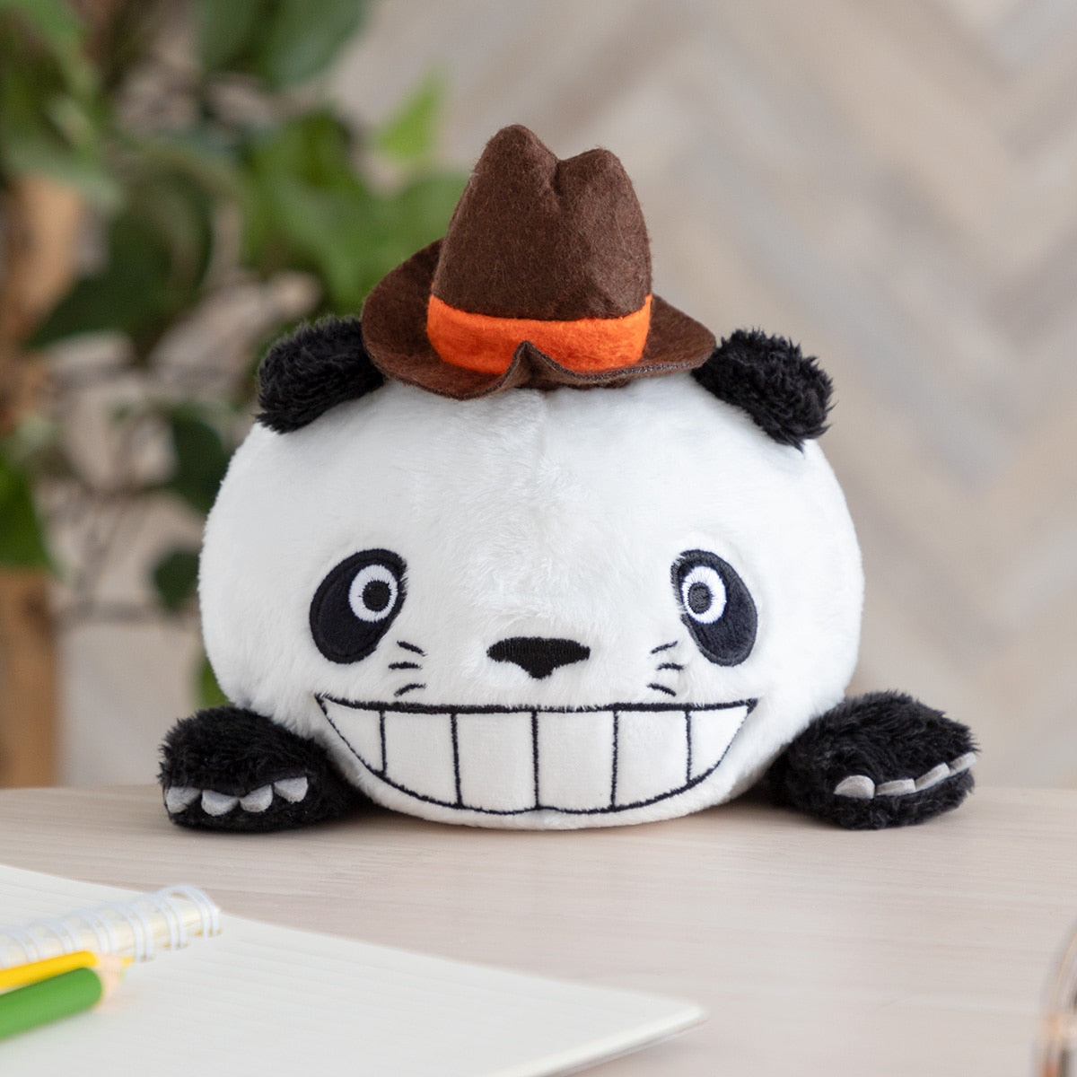Panda! Go Panda! Funbaruzu Desk Plush (2 Types) - Papanda - official view 1