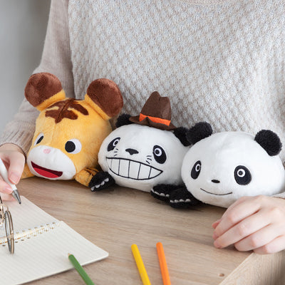 Panda! Go Panda! Funbaruzu Desk Plush (2 Types) - Papanda - official view 11