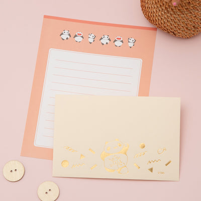 Panda! Go Panda! Gold-Foil Letter Sets (2 Types) - Doodles - official view 9