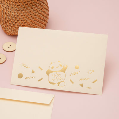 Panda! Go Panda! Gold-Foil Letter Sets (2 Types) - Doodles - official view 11