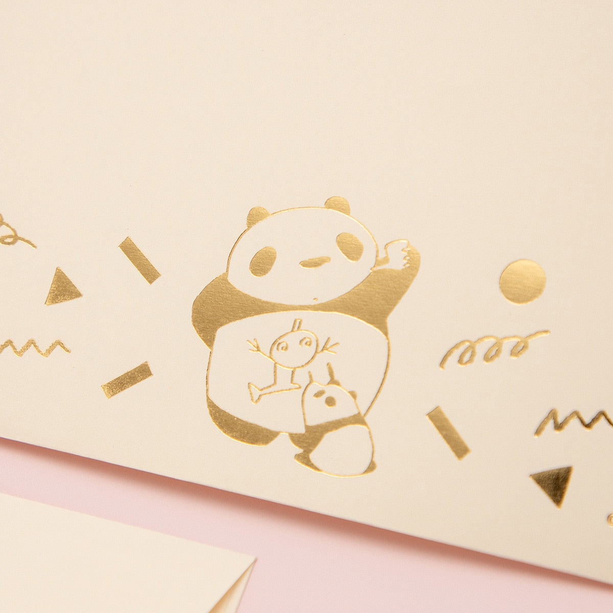 Panda! Go Panda! Gold-Foil Letter Sets (2 Types) - Doodles - official view 12