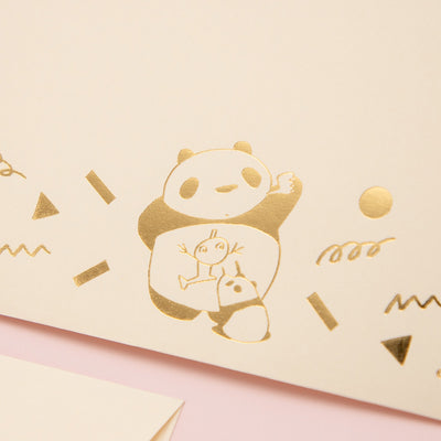 Panda! Go Panda! Gold-Foil Letter Sets (2 Types) - Doodles - official view 12