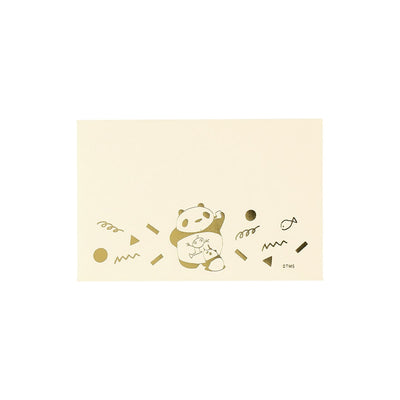 Panda! Go Panda! Gold-Foil Letter Sets (2 Types) - Doodles - official view 14