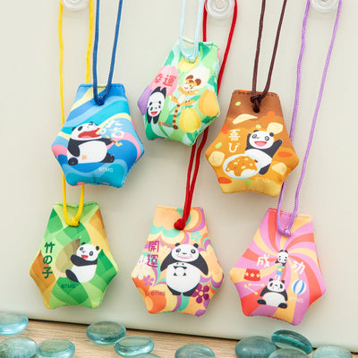 Panda! Go Panda! - Happy Omamori Charm Collection, Sealed Box of 6 - RANDOM - official view 5