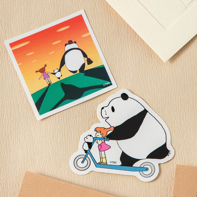 Panda! Go Panda! - Illustrated Sticker Packs (4 Types) - Evening - official view 9