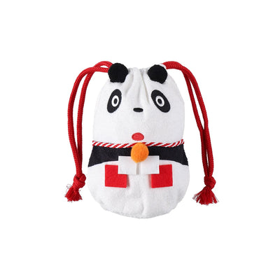 Panda! Go Panda! Kagami Mochi Drawstring Pouches (2 Types) - Panny - official view 3