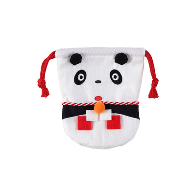 Panda! Go Panda! Kagami Mochi Drawstring Pouches (2 Types) - Panny - official view 4