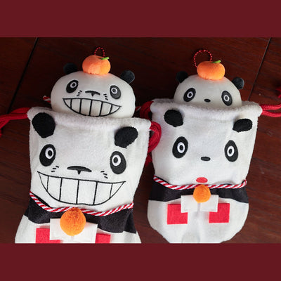Panda! Go Panda! Kagami Mochi Drawstring Pouches (2 Types) - Panny - official view 11
