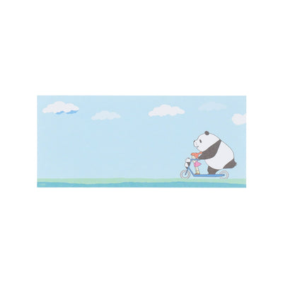 Panda! Go Panda! - Mini Letter Pads (2 Types) - Peach - official view 11