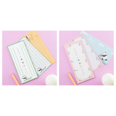 Panda! Go Panda! - Mini Letter Pads (2 Types) - Complete Set with all listed models