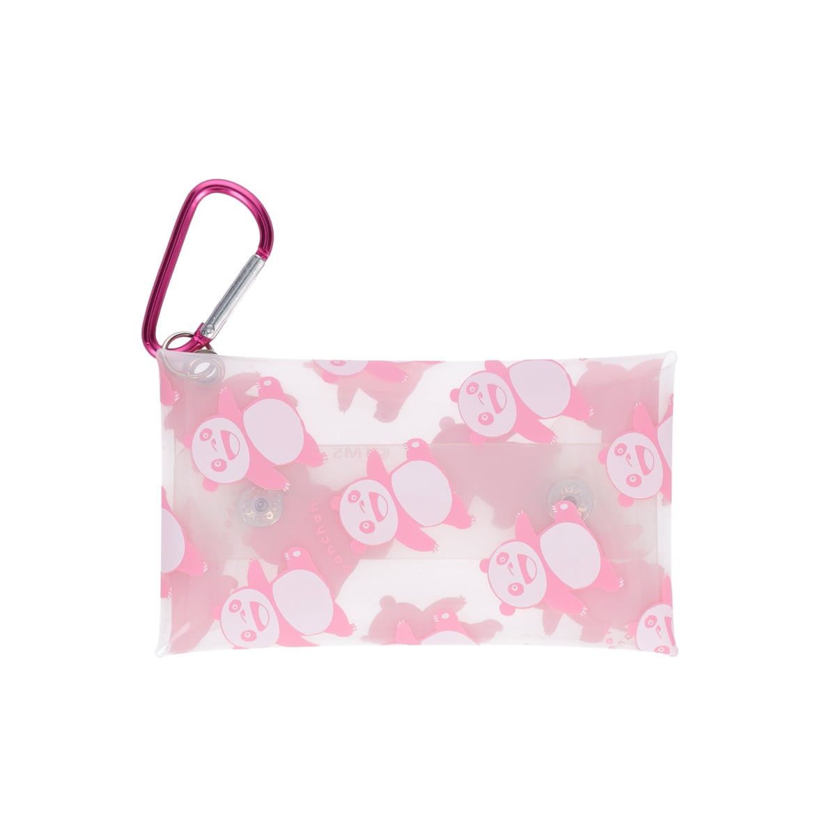 Panda! Go Panda! Multi Clear Cases (2 Types) - Panny - Milky Pink - official view 5