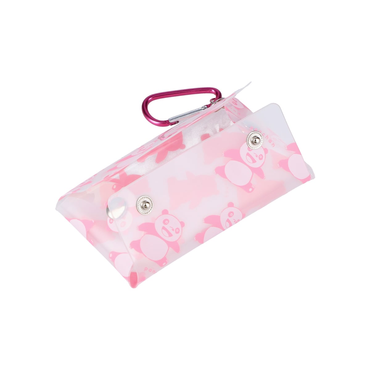 Panda! Go Panda! Multi Clear Cases (2 Types) - Panny - Milky Pink - official view 7