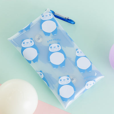 Panda! Go Panda! Multi Clear Cases (2 Types) - Papanda - Milky Blue - official view 10