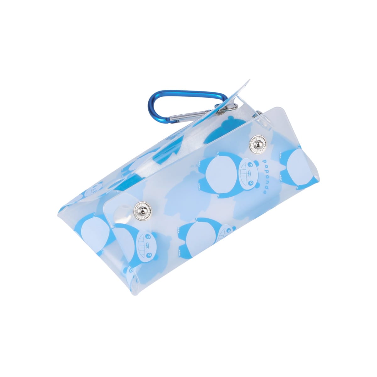 Panda! Go Panda! Multi Clear Cases (2 Types) - Papanda - Milky Blue - official view 16