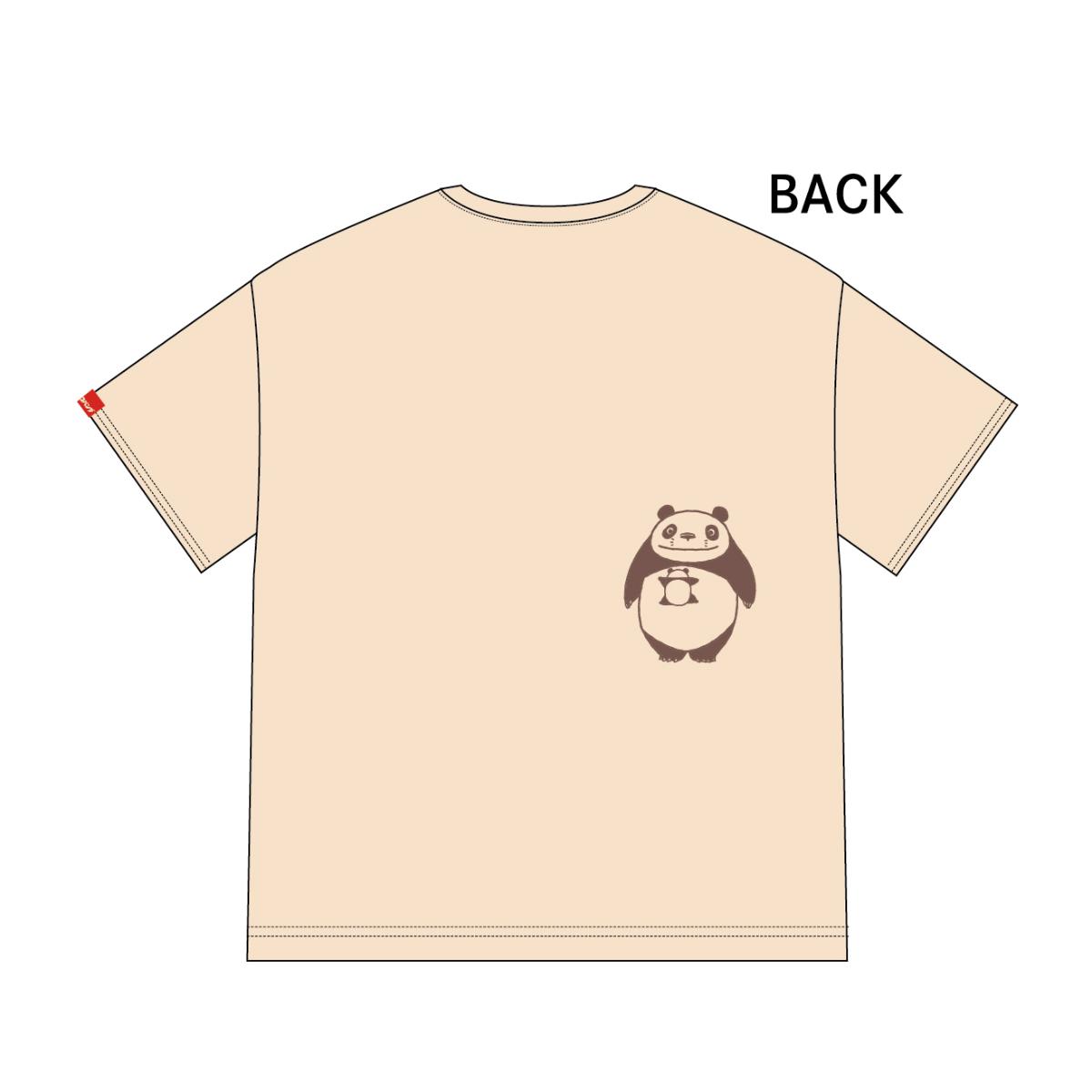 Panda! Go Panda! Nakayoshi Hug T-Shirt - Adult - official view 5