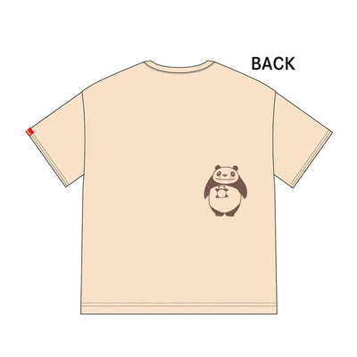 Panda! Go Panda! Nakayoshi Hug T-Shirt - Adult - official view 5