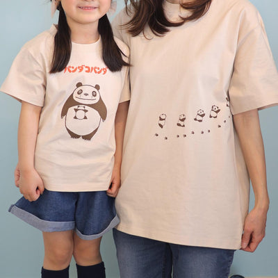Panda! Go Panda! Nakayoshi Hug T-Shirt - Adult - official view 9