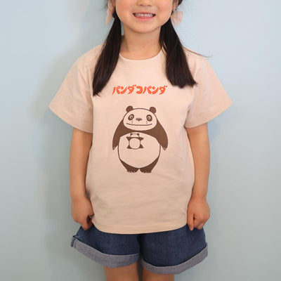 Panda! Go Panda! Nakayoshi Hug T-Shirt - Kids - official view 1