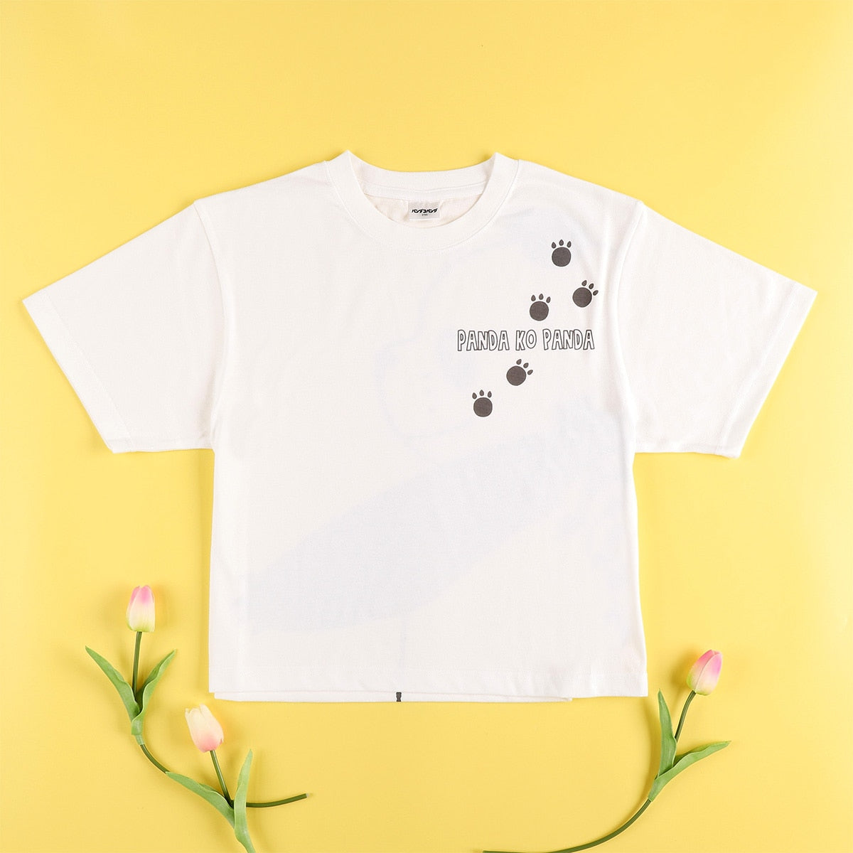 Panda! Go Panda! Nakayoshi T-Shirt - Adult - official view 2