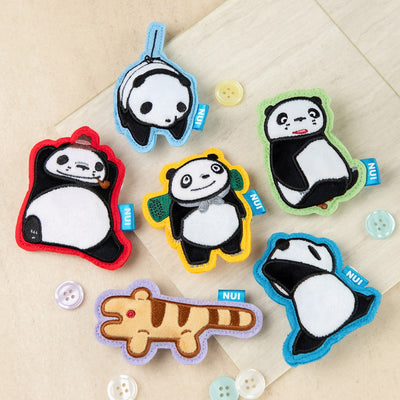 Panda! Go Panda! - Nuipin Plush Pin Collection, Sealed Box of 6 - RANDOM - official view 5