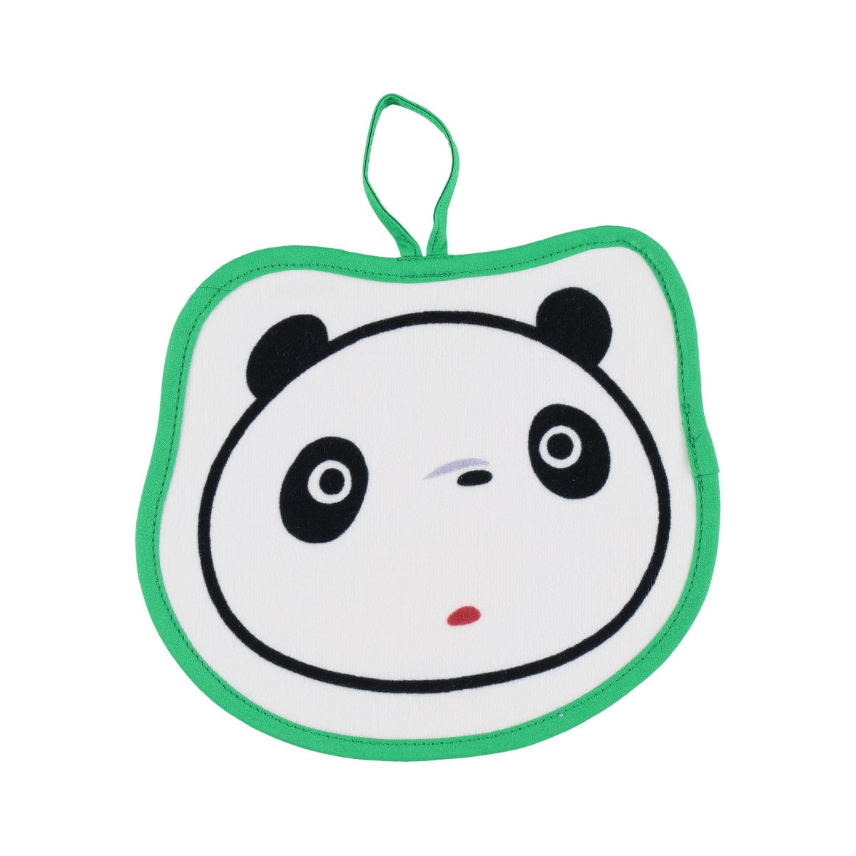 Panda! Go Panda! Panny Face Loop Towels (2 Types) - Green Surprise - official view 5