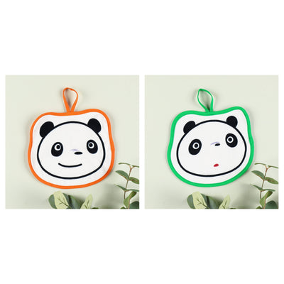 Panda! Go Panda! Panny Face Loop Towels (2 Types) - Complete Set - one of each model