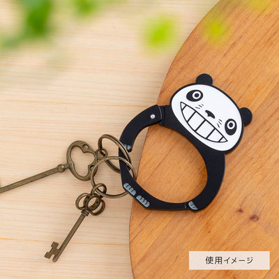 Panda! Go Panda! - Papanda Face Carabiner - official view 4