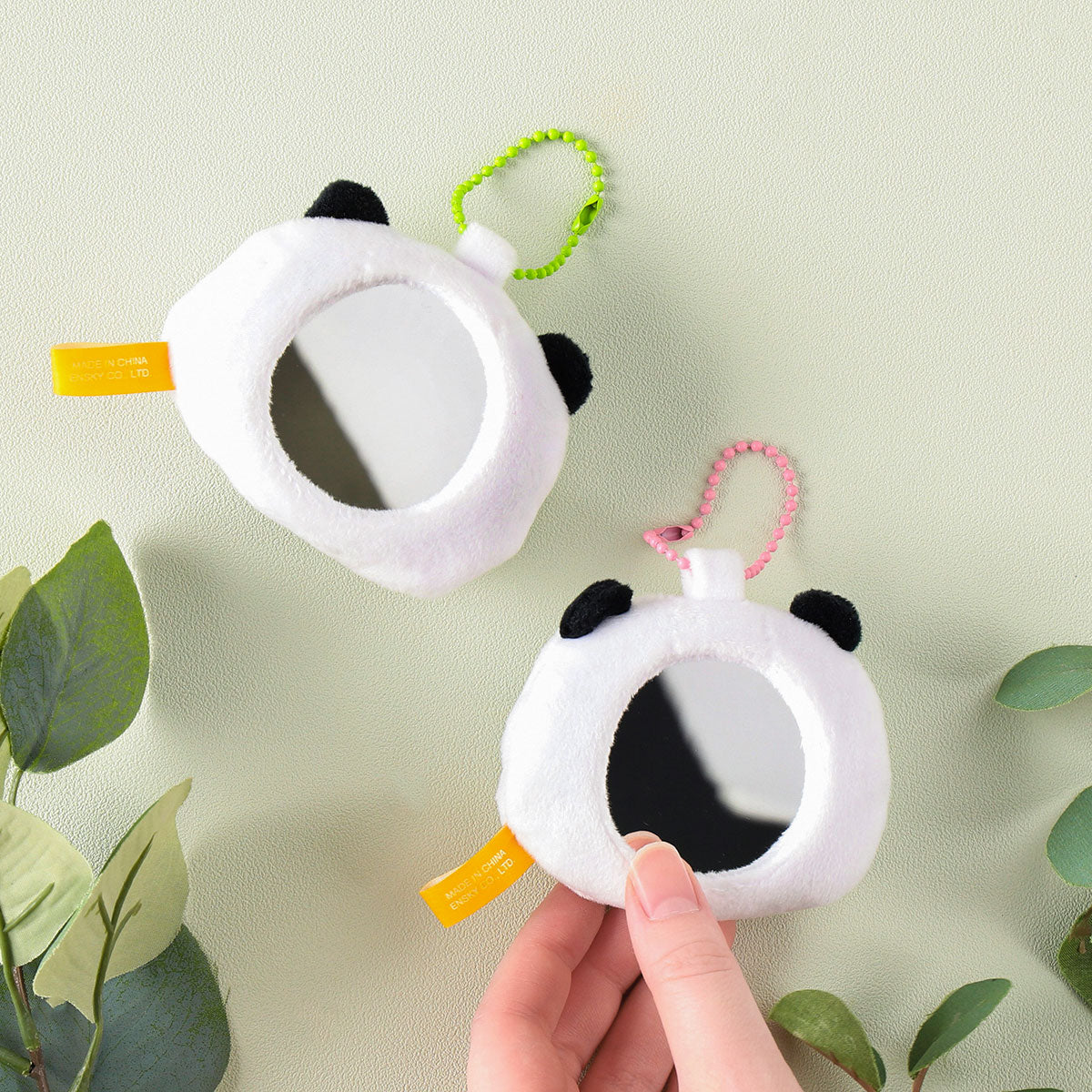 Panda! Go Panda! - Plush Mirror Charms (2 Types) - Papanda - official view 5