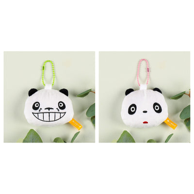Panda! Go Panda! - Plush Mirror Charms (2 Types) - Complete Set, one of each listed model