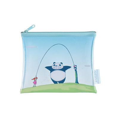 Panda! Go Panda! PVC Zip Pouches (3 Types) - Translucent Jump Rope - official view 4