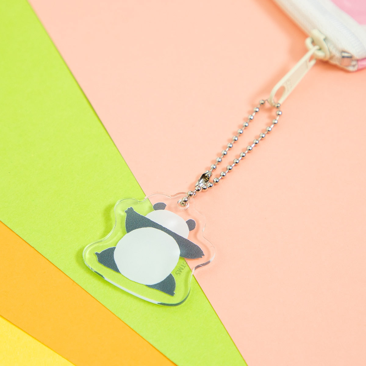 Panda! Go Panda! PVC Zip Pouches (3 Types) - Pink Circus - official view 14