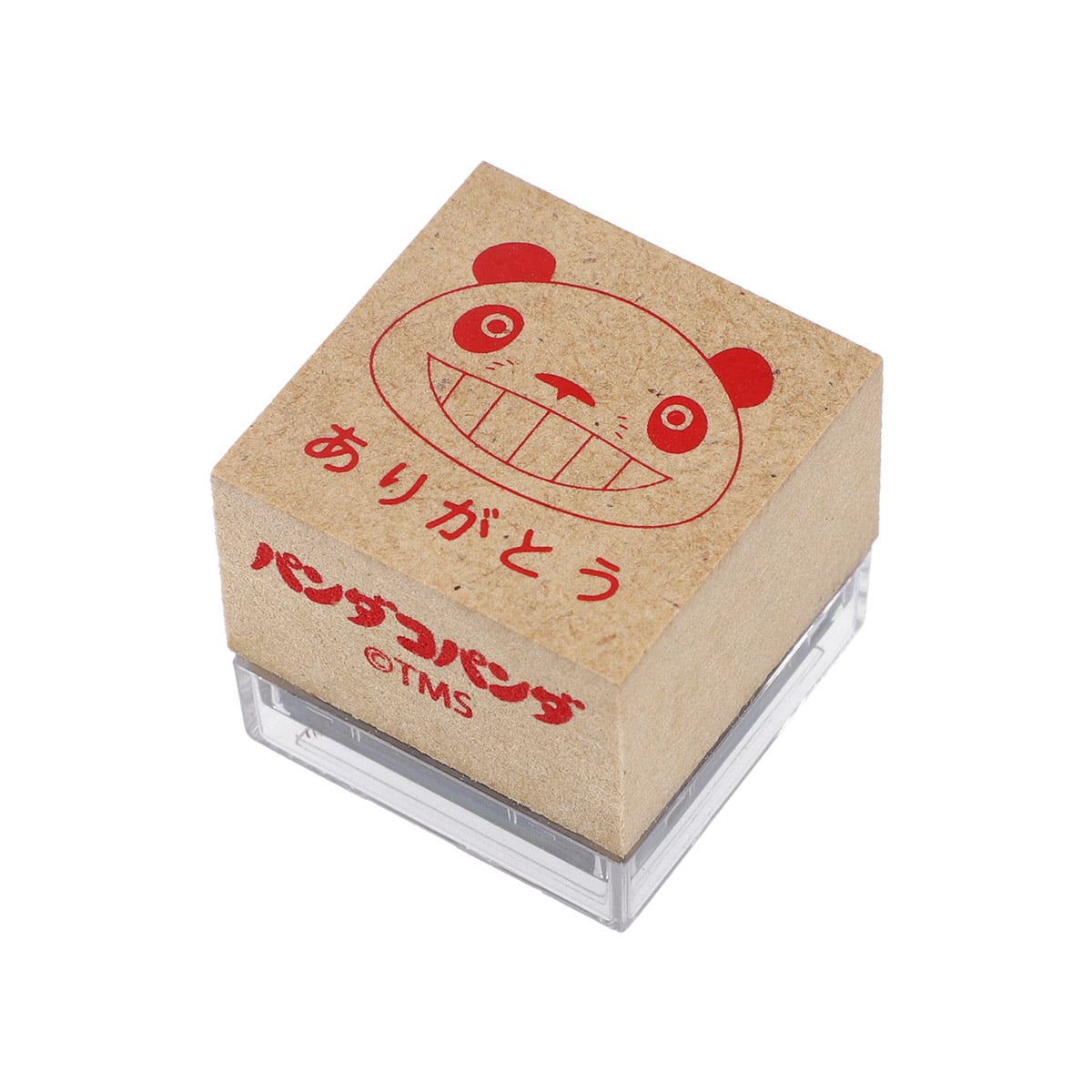 Panda! Go Panda! Self-Inking Message Stamps (2 Types) - Papanda Thank You - Red - official view 3
