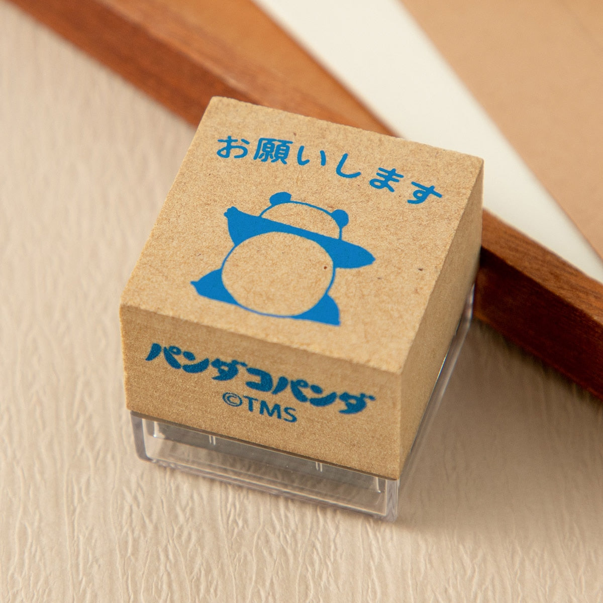 Panda! Go Panda! Self-Inking Message Stamps (2 Types) - Panny Please - Blue - official view 5