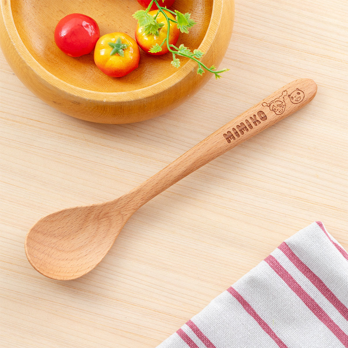 Panda! Go Panda! Wooden Spoons (3 Types) - Mimiko - 18 cm - official view 14