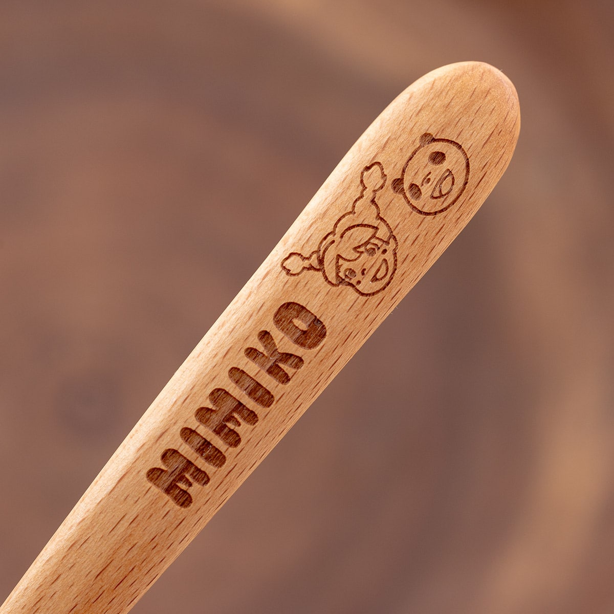 Panda! Go Panda! Wooden Spoons (3 Types) - Mimiko - 18 cm - official view 15