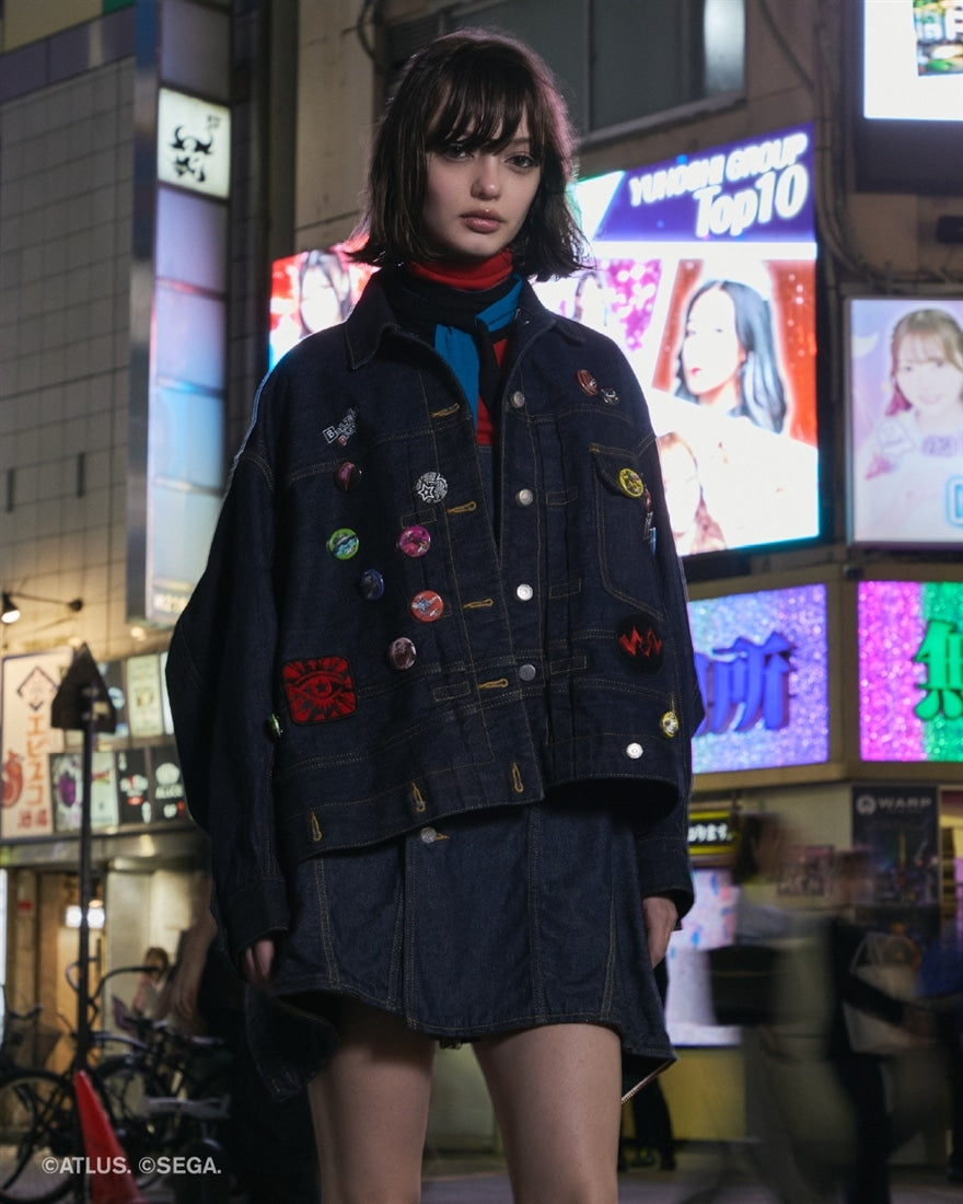 Persona 5 Royal beautiful people denim blouson official view 12