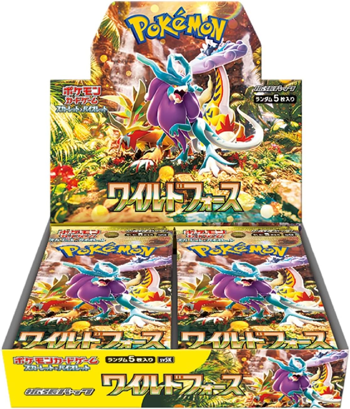 POKEMON CARD GAME SCARLET & VIOLET EXPANSION PACK - WILD FORCE Sv5K (B ...