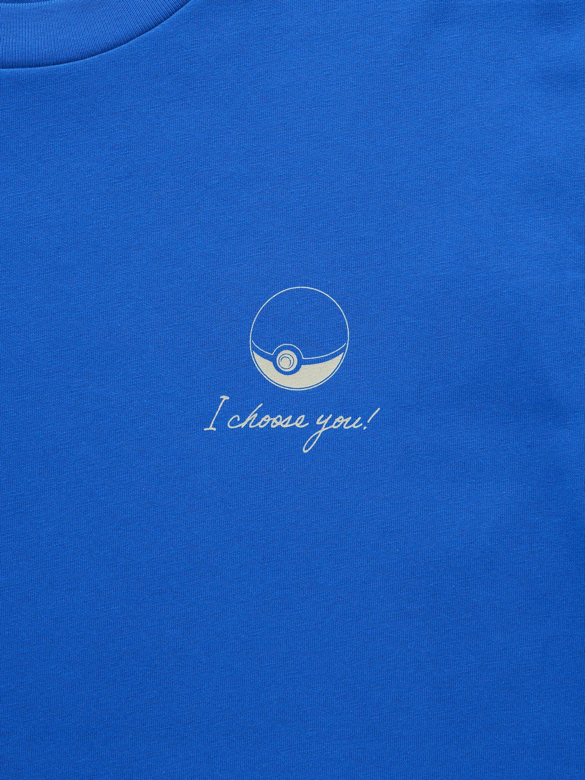 Pokemon x GU Flying-Type Pokemon Graphic T-Shirt — Blue — official view 2