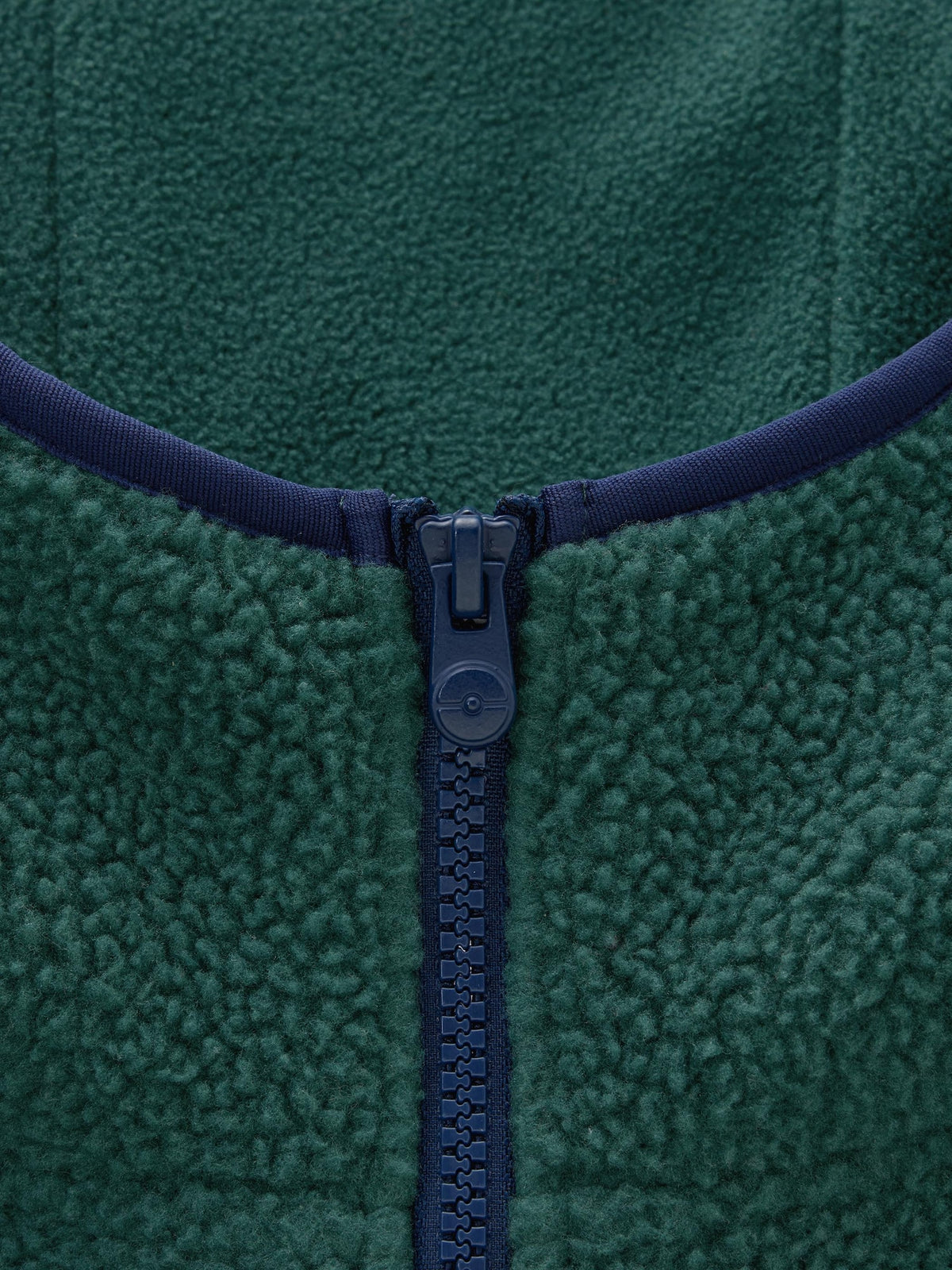 Pokemon x GU Pikachu Full-Zip Fleece Hoodie — Green — official view 2