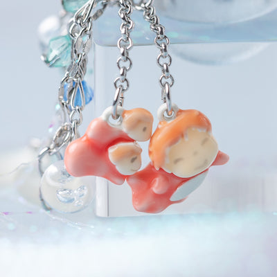 Ponyo Dangling Earrings (2 Types) - Pierced Pair - official view 5