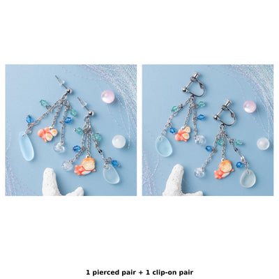 Ponyo Dangling Earrings (2 Types) - Complete Set