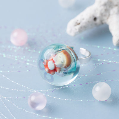 Ponyo Inside a Jellyfish Adjustable Ring - official view 6