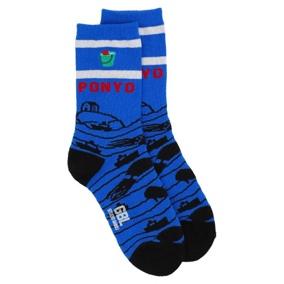 Ponyo Socks - GBL - Blue - official product view 2